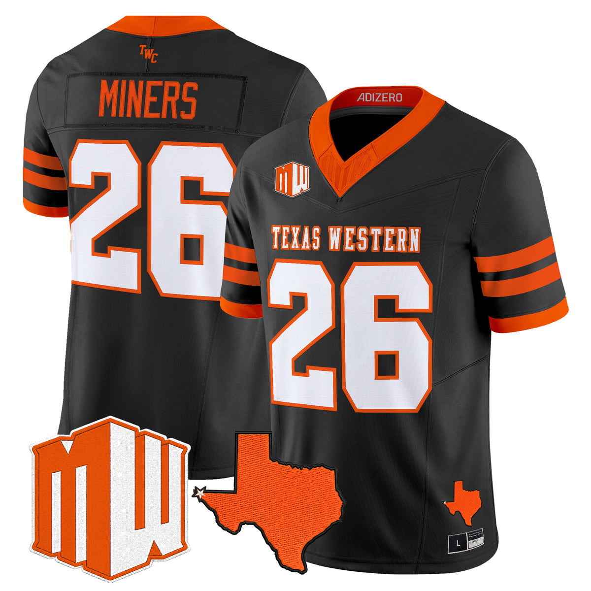 UTEP Miners 2026 Going Dark in the Sun City Vapor Limited Jersey - All Stitched