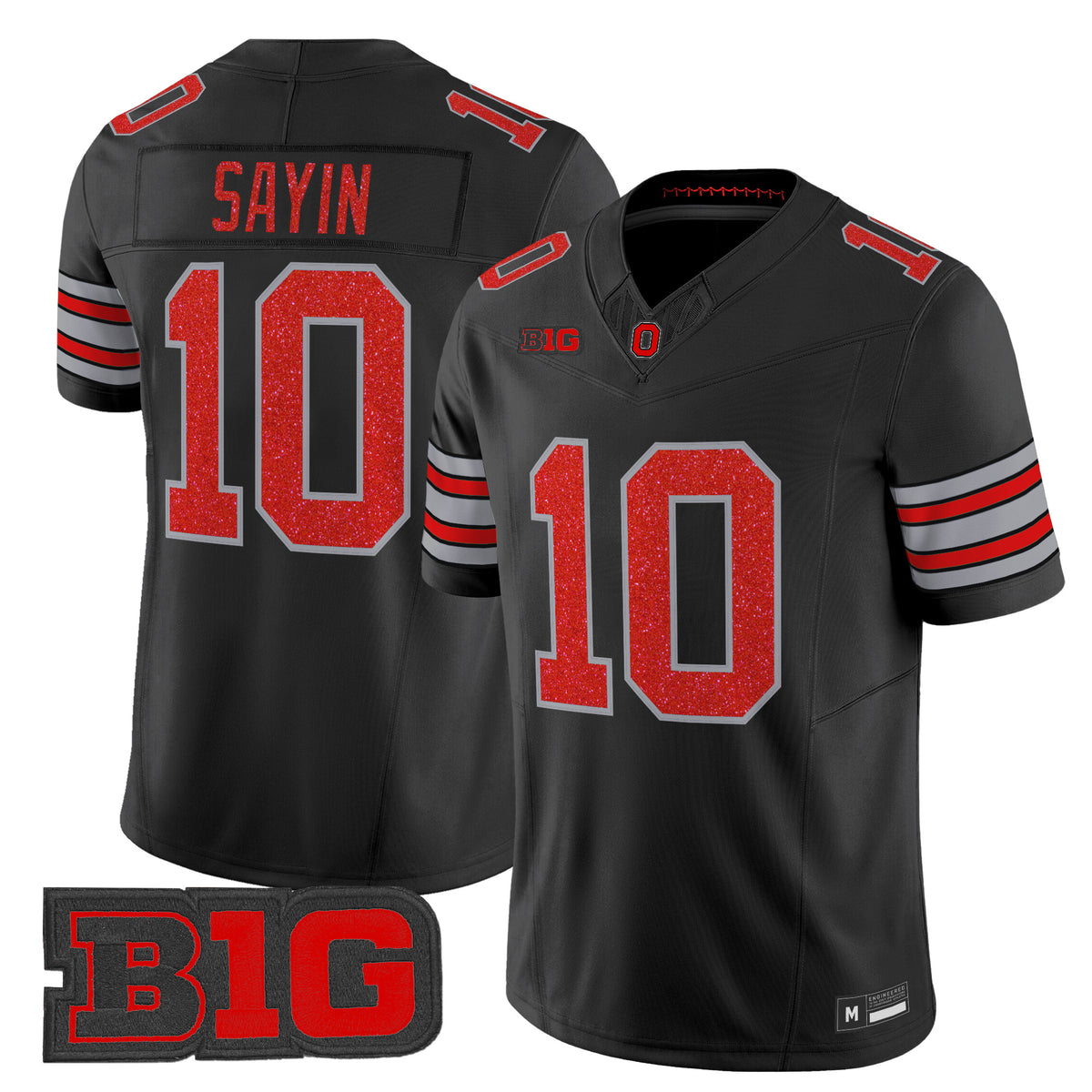 Men's Ohio State Buckeyes Glitter Vapor Limited Jersey - All Stitched