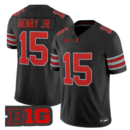 Men's Ohio State Buckeyes Glitter Vapor Limited Jersey - All Stitched
