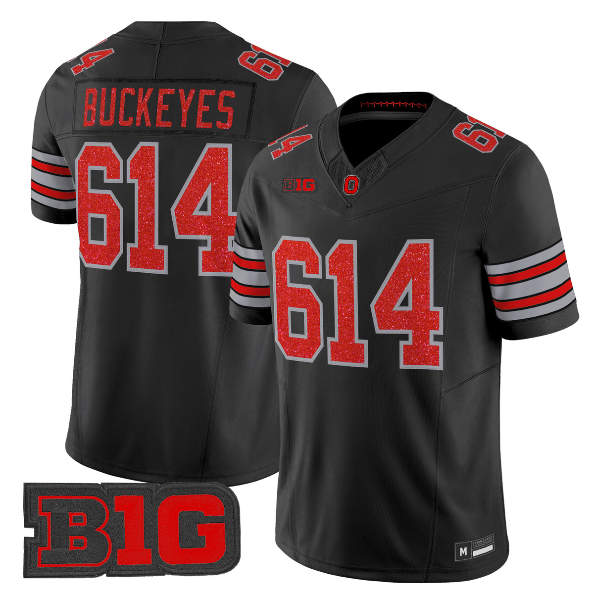 Men's Ohio State Buckeyes Glitter Vapor Limited Jersey - All Stitched