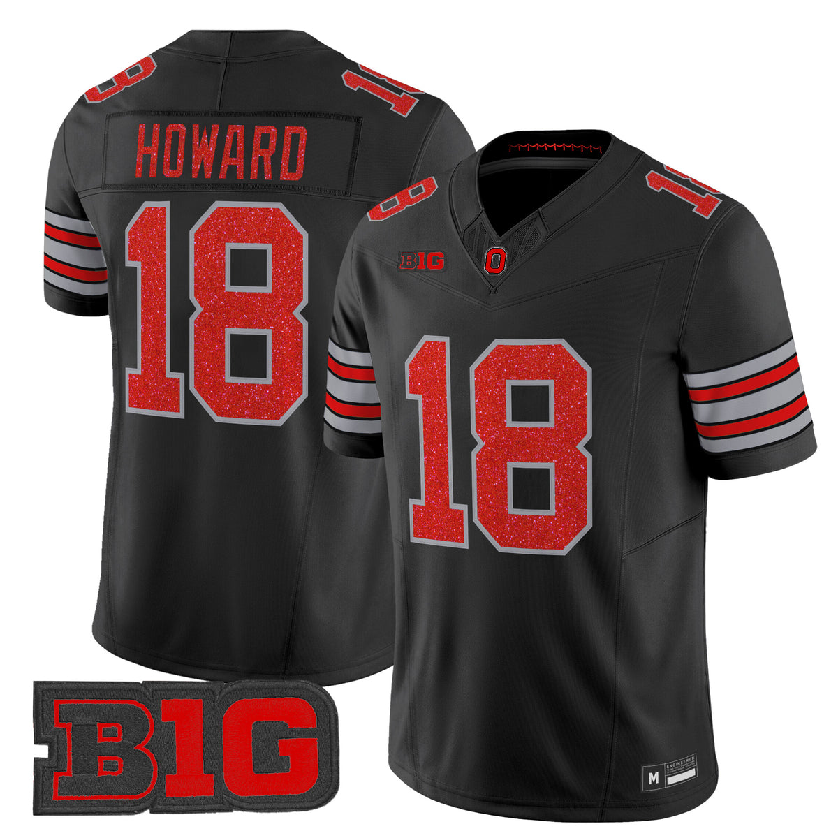Men's Ohio State Buckeyes Glitter Vapor Limited Jersey - All Stitched