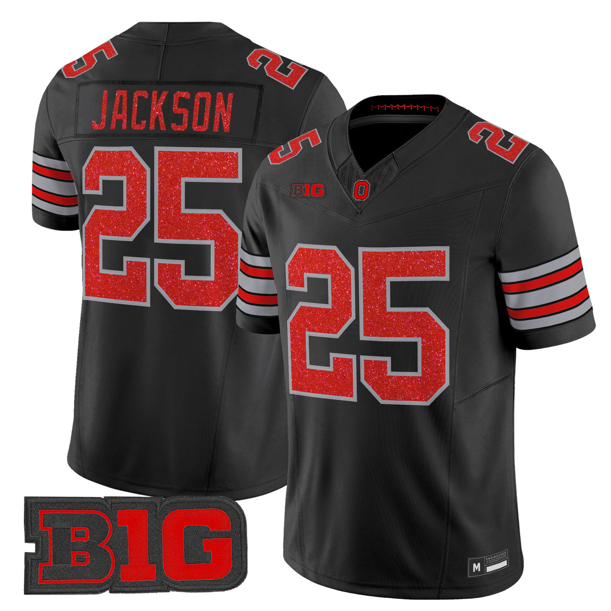 Men's Ohio State Buckeyes Glitter Vapor Limited Jersey - All Stitched