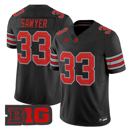 Men's Ohio State Buckeyes Glitter Vapor Limited Jersey - All Stitched