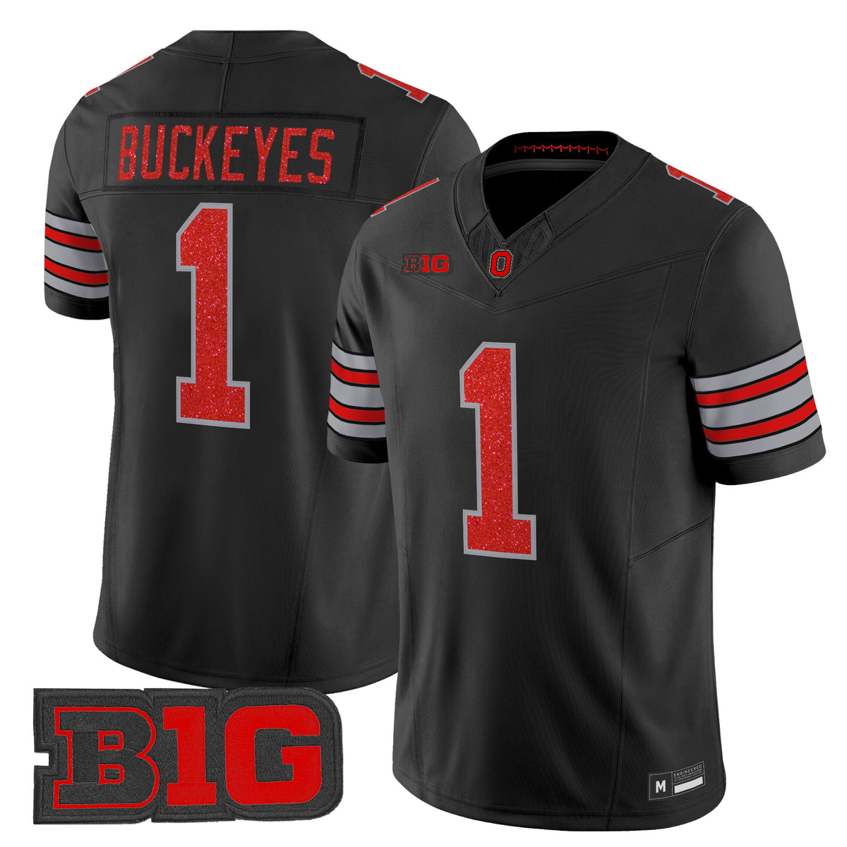 Men's Ohio State Buckeyes Glitter Vapor Limited Jersey - All Stitched