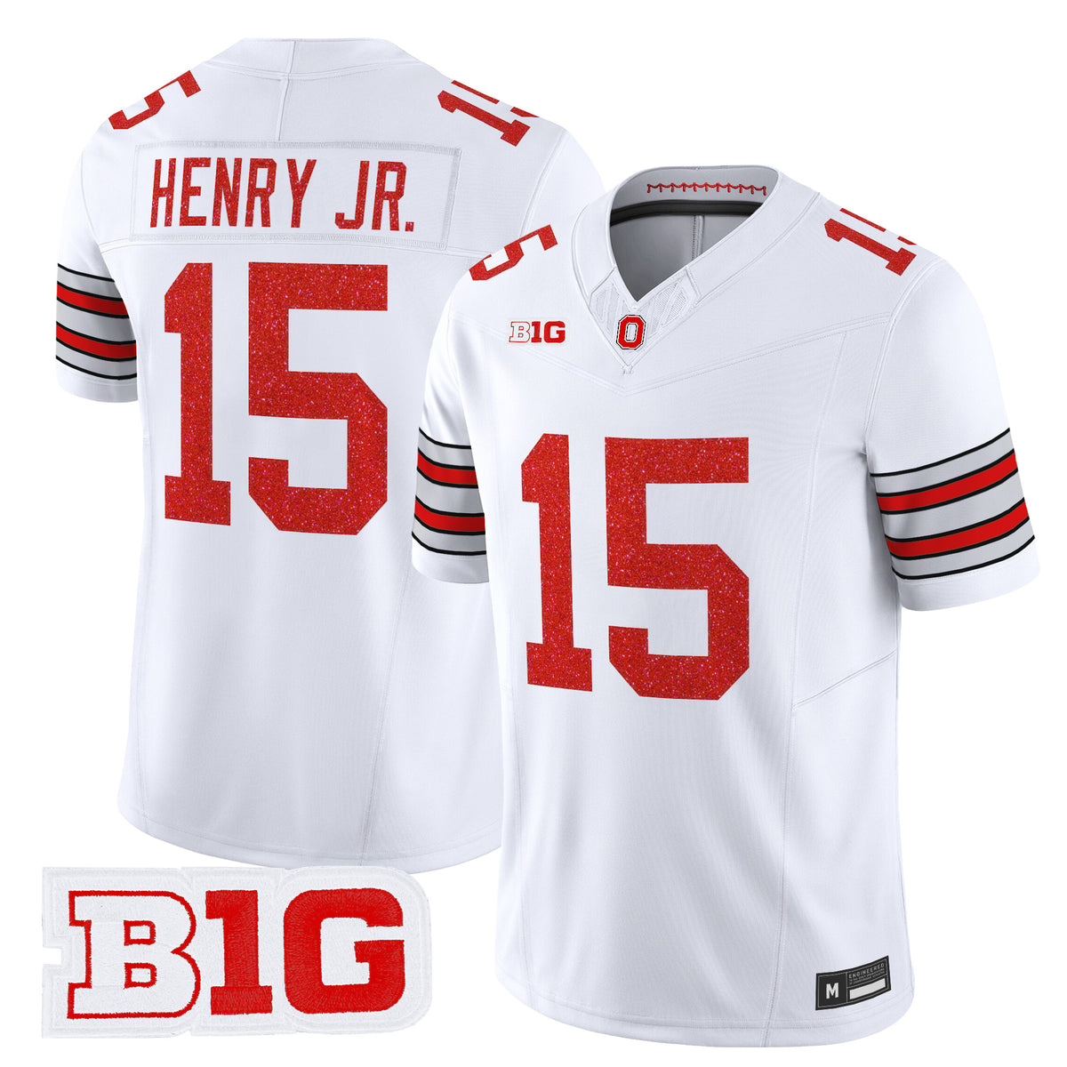 Men's Ohio State Buckeyes Glitter Vapor Limited Jersey - All Stitched