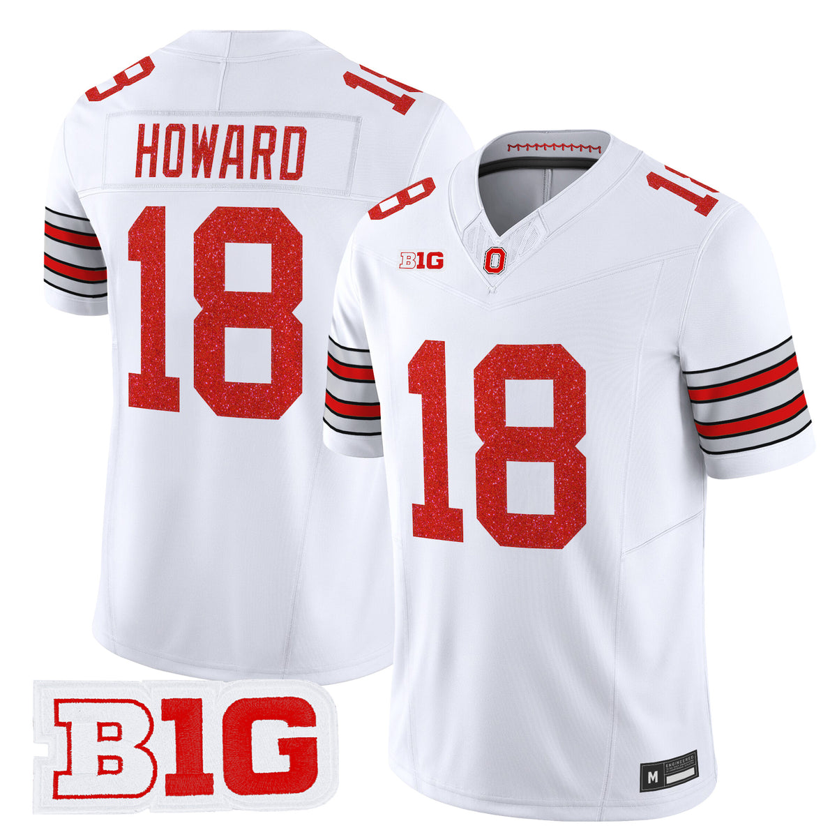 Men's Ohio State Buckeyes Glitter Vapor Limited Jersey - All Stitched