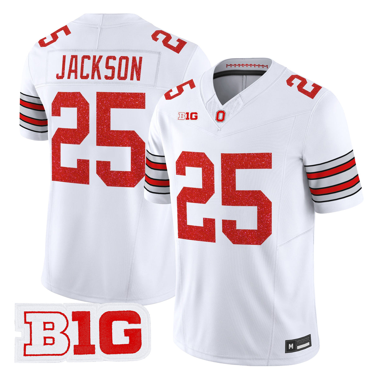 Men's Ohio State Buckeyes Glitter Vapor Limited Jersey - All Stitched