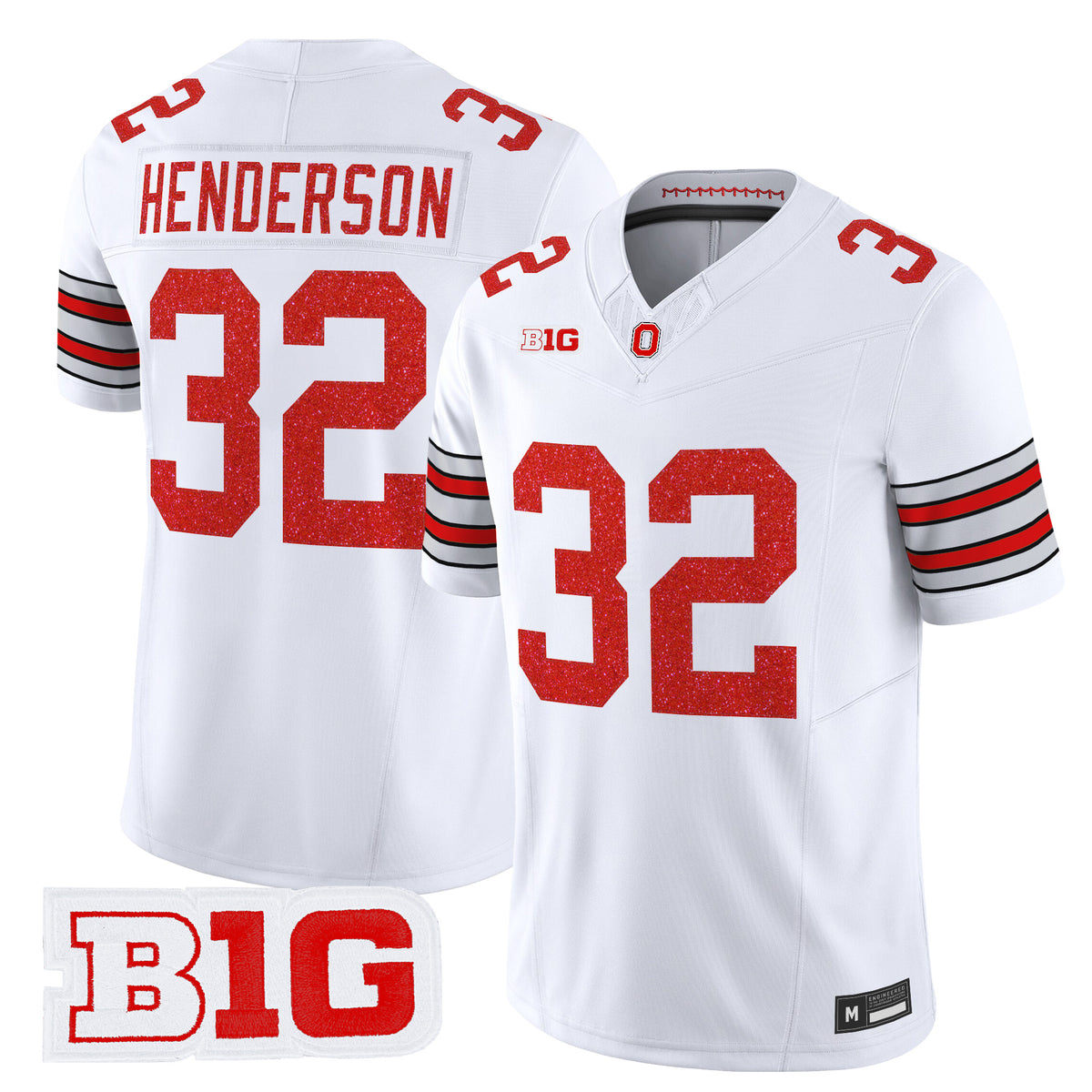 Men's Ohio State Buckeyes Glitter Vapor Limited Jersey - All Stitched