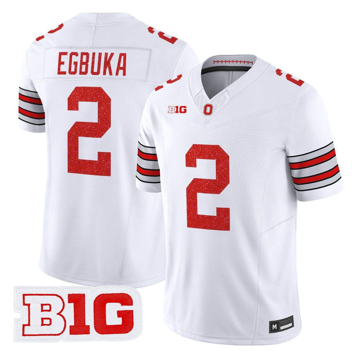 Men's Ohio State Buckeyes Glitter Vapor Limited Jersey - All Stitched