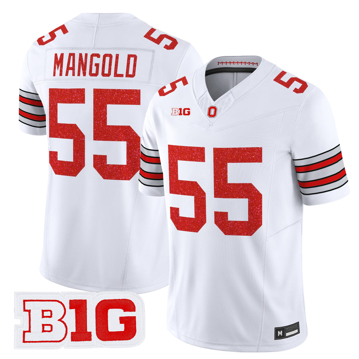 Men's Ohio State Buckeyes Glitter Vapor Limited Jersey - All Stitched
