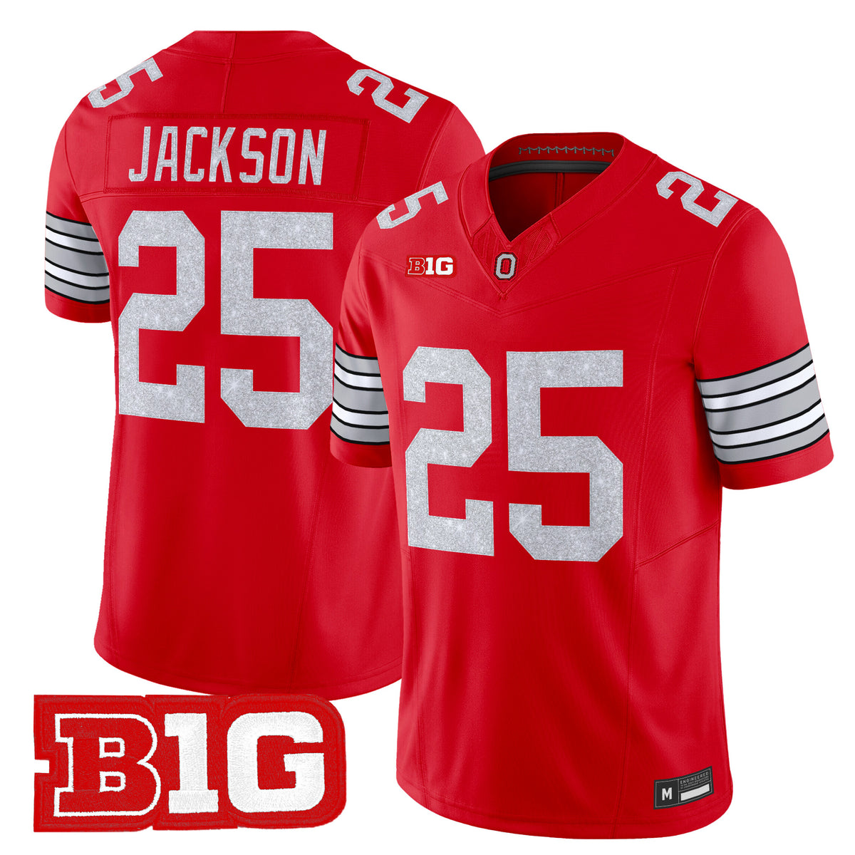 Men's Ohio State Buckeyes Glitter Vapor Limited Jersey - All Stitched
