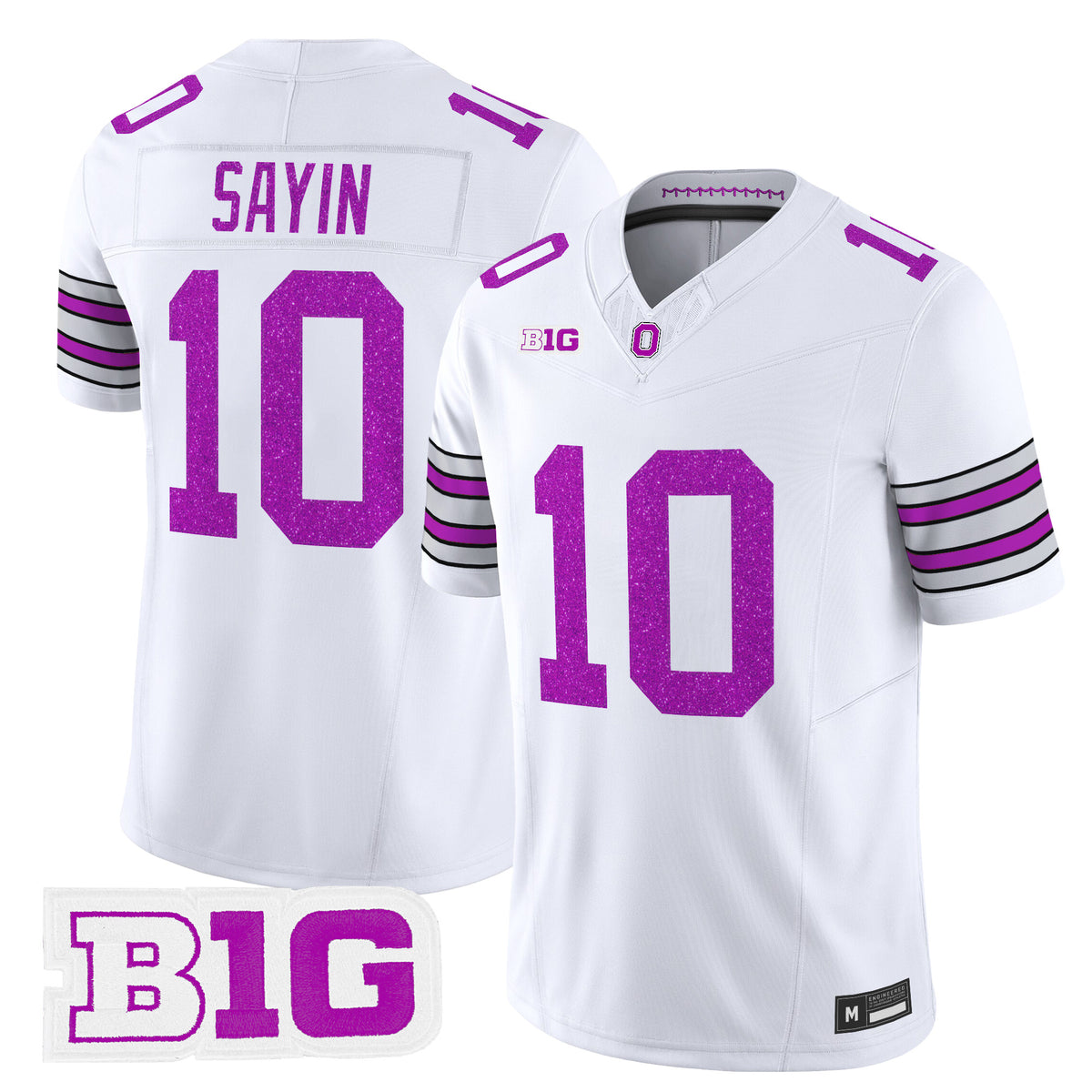 Men's Ohio State Buckeyes Glitter Vapor Limited Jersey - All Stitched