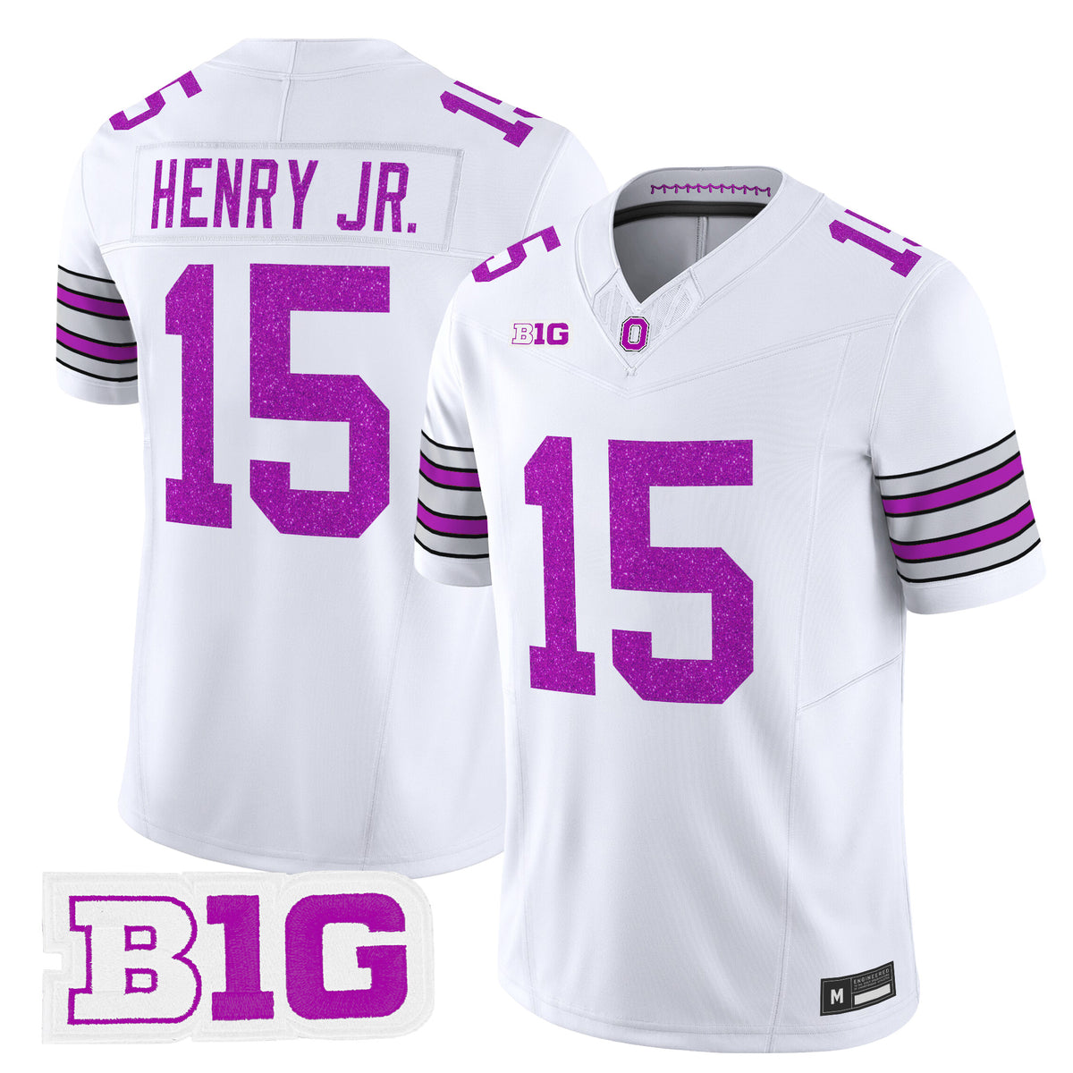Men's Ohio State Buckeyes Glitter Vapor Limited Jersey - All Stitched
