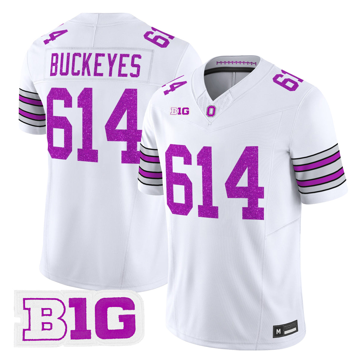 Men's Ohio State Buckeyes Glitter Vapor Limited Jersey - All Stitched