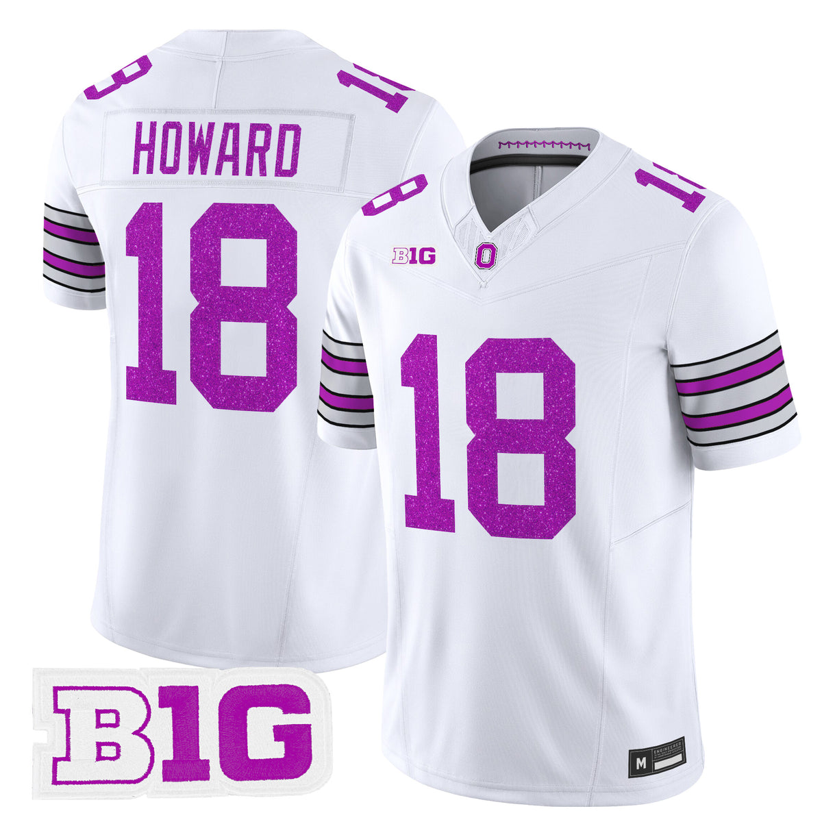 Men's Ohio State Buckeyes Glitter Vapor Limited Jersey - All Stitched