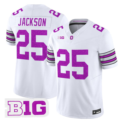 Men's Ohio State Buckeyes Glitter Vapor Limited Jersey - All Stitched