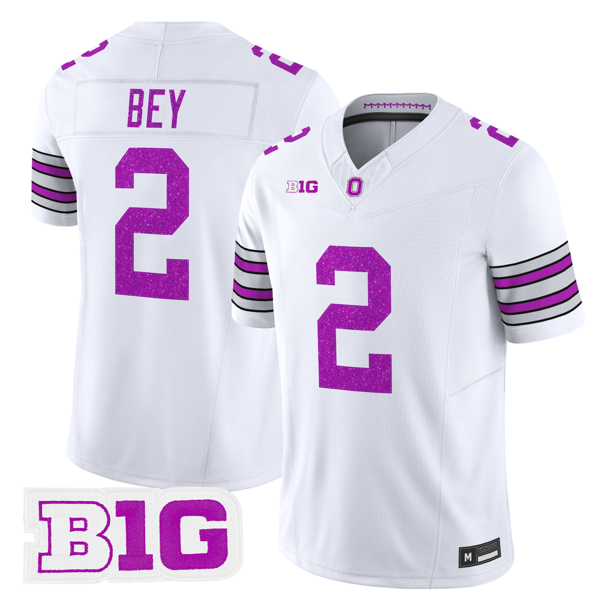 Men's Ohio State Buckeyes Glitter Vapor Limited Jersey - All Stitched