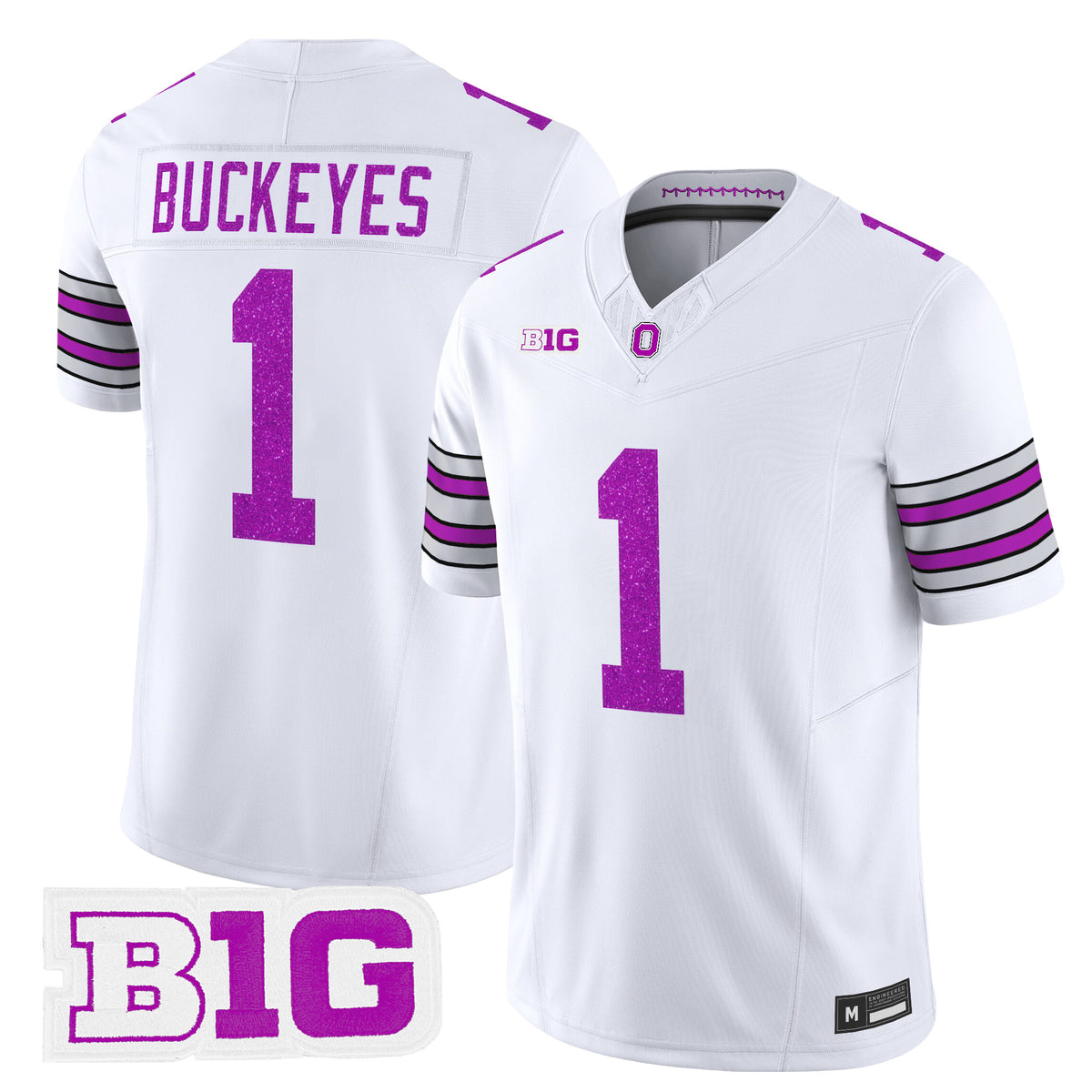 Men's Ohio State Buckeyes Glitter Vapor Limited Jersey - All Stitched