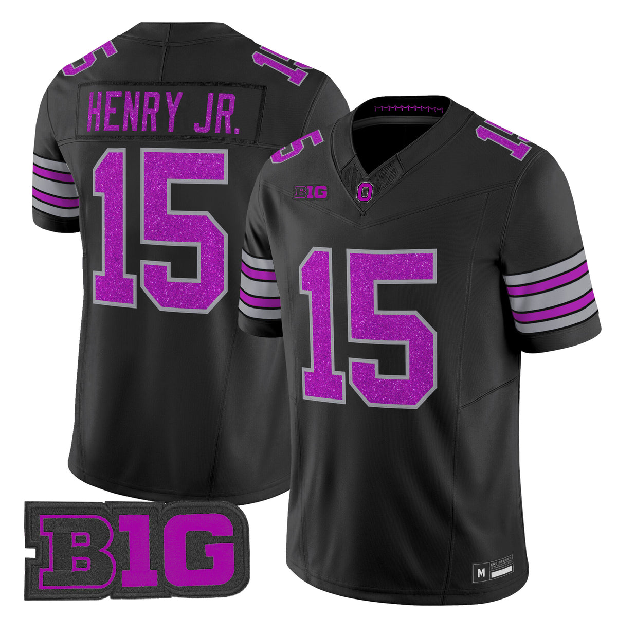 Men's Ohio State Buckeyes Glitter Vapor Limited Jersey - All Stitched
