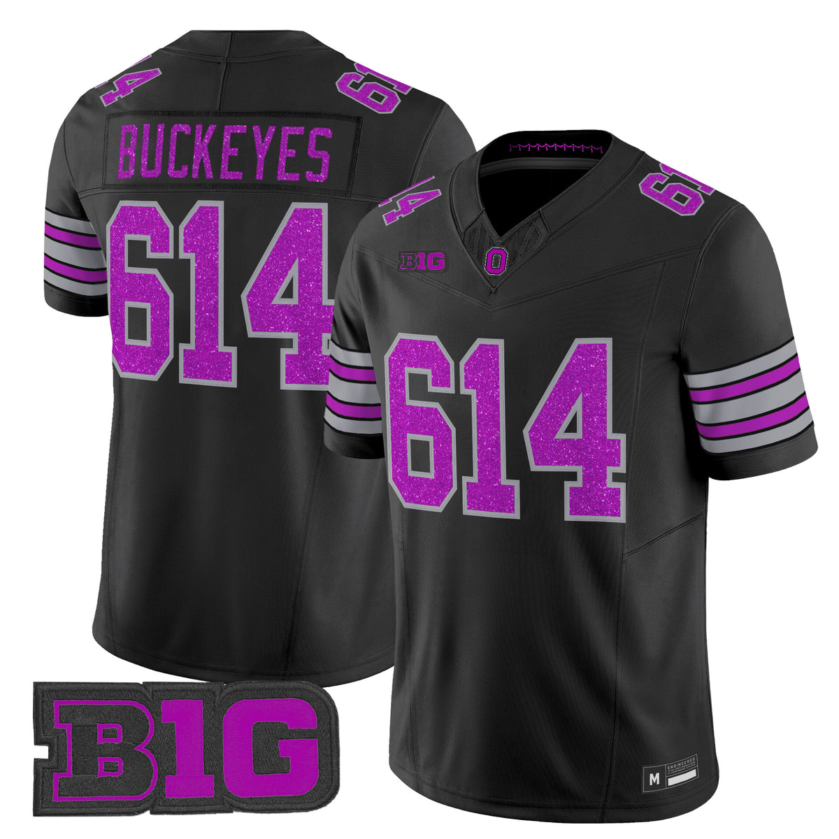 Men's Ohio State Buckeyes Glitter Vapor Limited Jersey - All Stitched