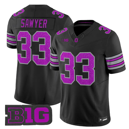 Men's Ohio State Buckeyes Glitter Vapor Limited Jersey - All Stitched