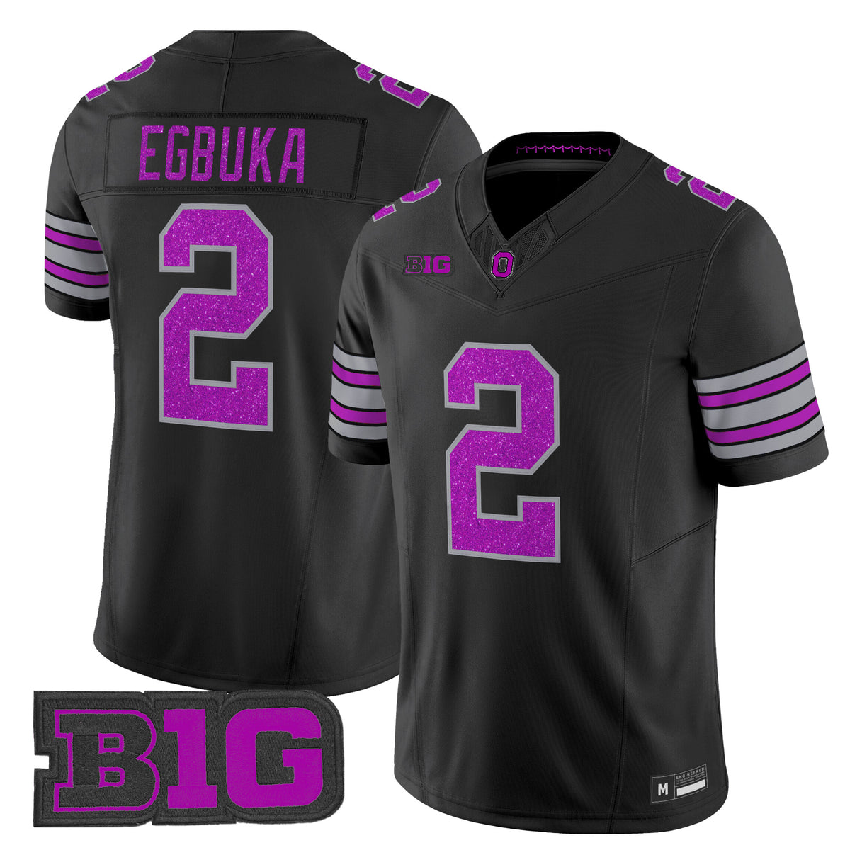 Men's Ohio State Buckeyes Glitter Vapor Limited Jersey - All Stitched