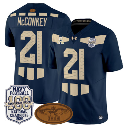 Navy Midshipmen Honors 1926 National Championship Vapor Limited Jersey - All Stitched