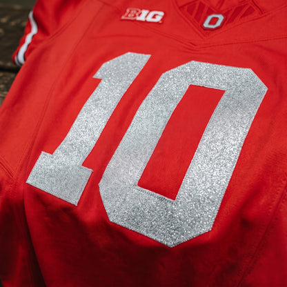 Men's Ohio State Buckeyes Glitter Vapor Limited Jersey - All Stitched