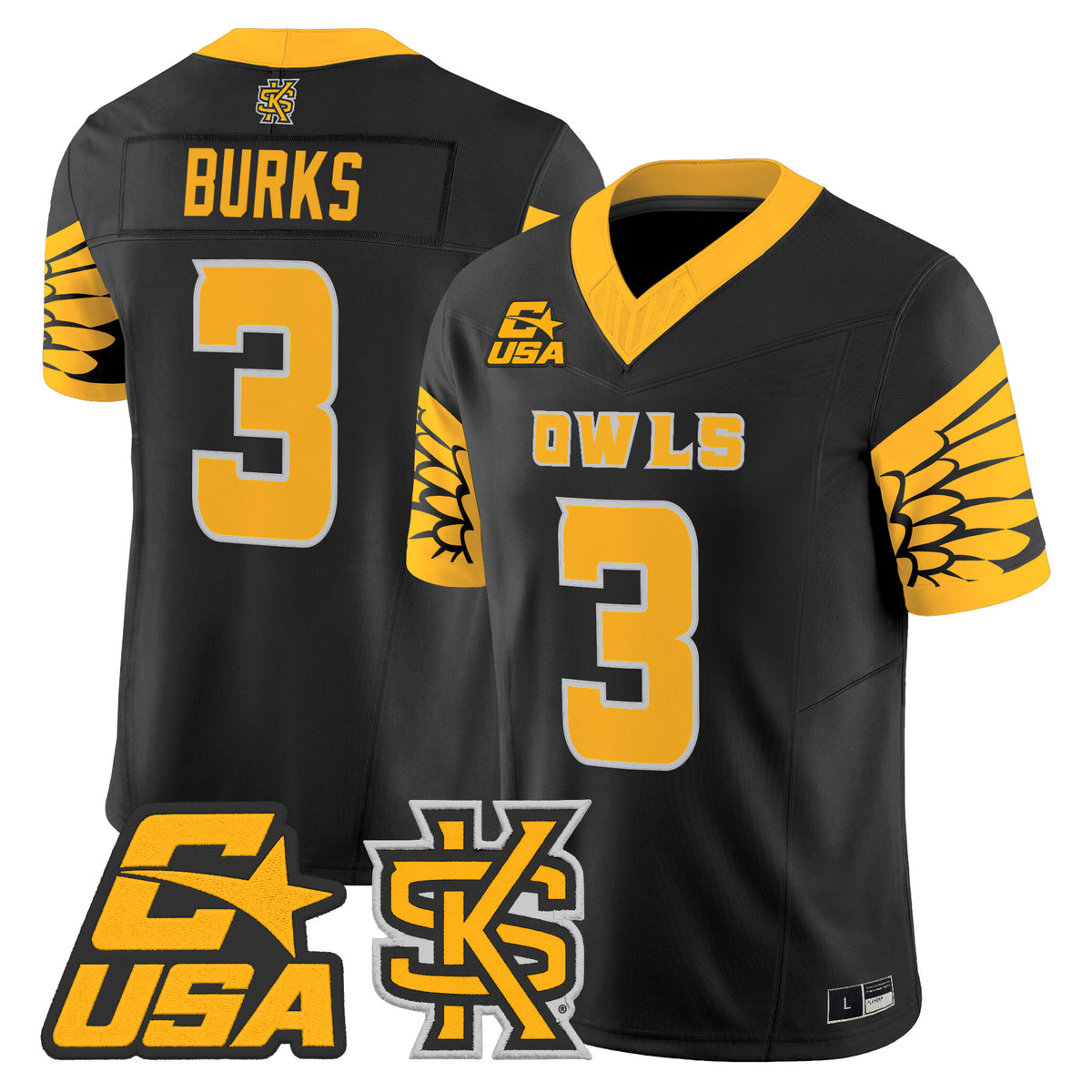 Kennesaw State Owls 2026 Vapor Limited Jersey - Stitched