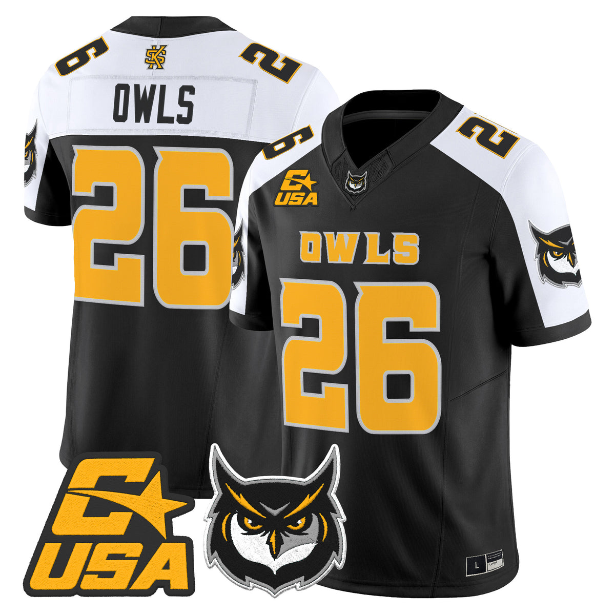 Kennesaw State Owls 2026 Vapor Limited Jersey - Stitched