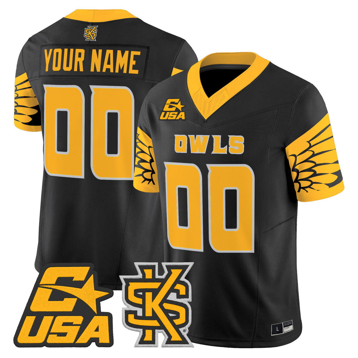 Kennesaw State Owls 2026 Vapor Limited Custom Jersey - Stitched