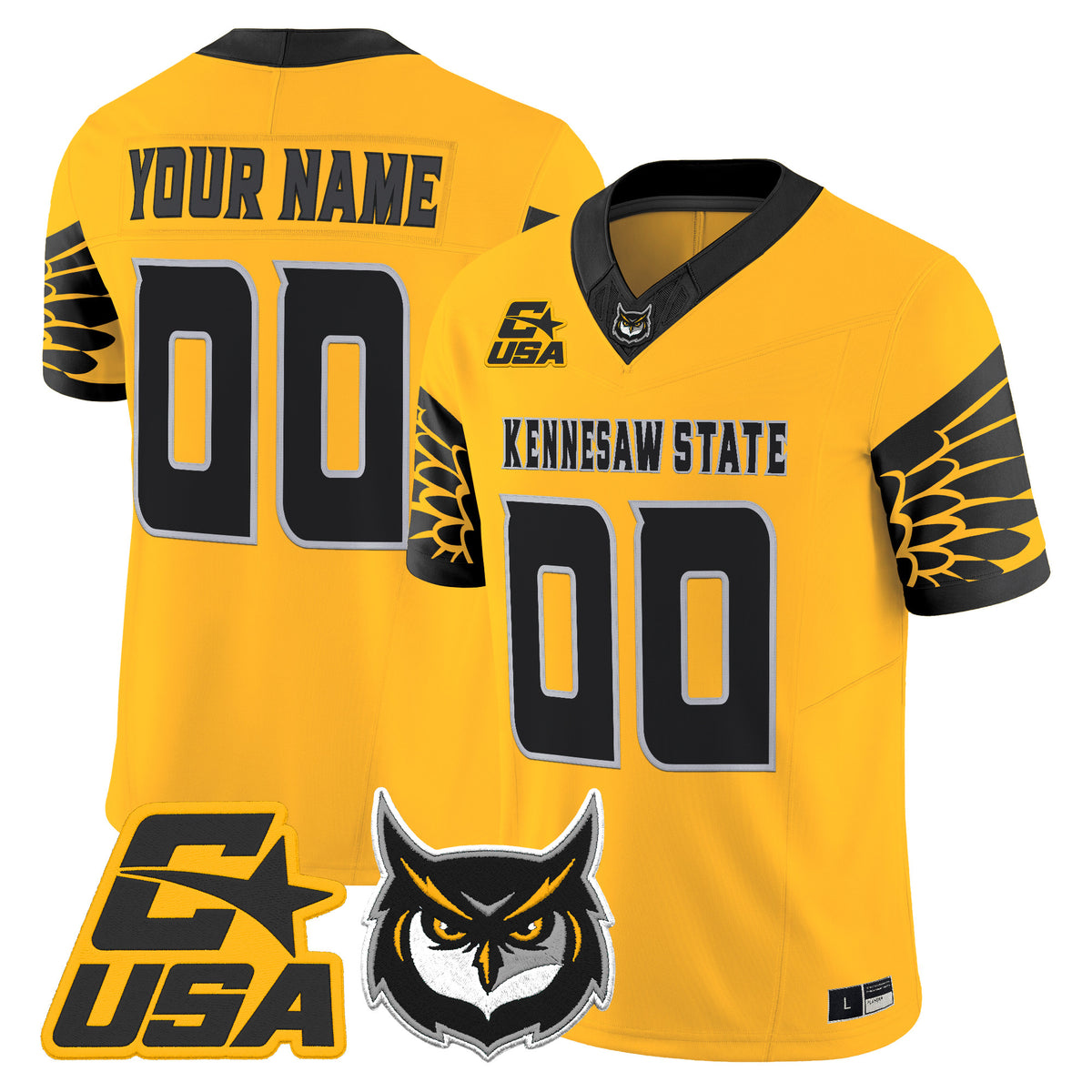 Kennesaw State Owls 2026 Vapor Limited Custom Jersey - Stitched