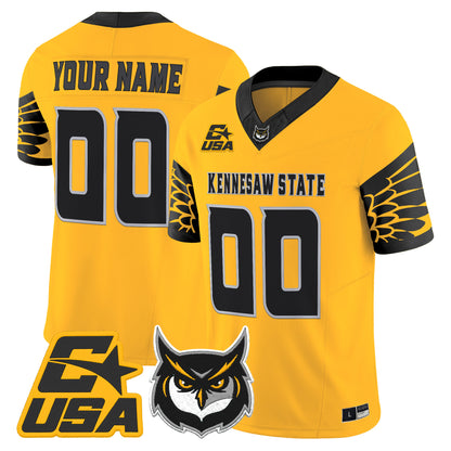 Kennesaw State Owls 2026 Vapor Limited Custom Jersey - Stitched