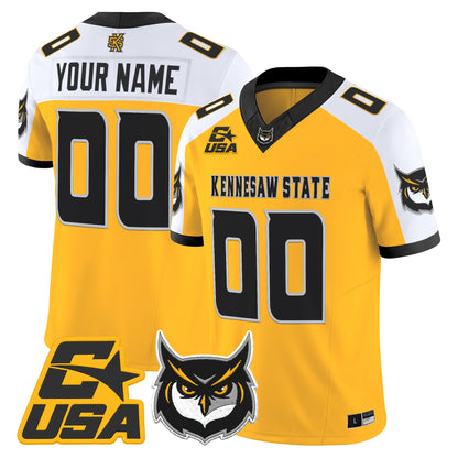 Kennesaw State Owls 2026 Vapor Limited Custom Jersey - Stitched