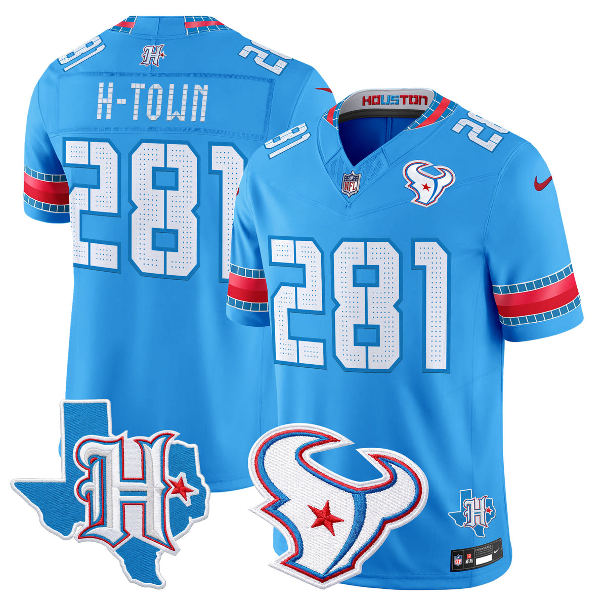 Men's Houston Texans 2026 "Rivalries" Vapor Limited Jersey - Texas Patch - All Stitched