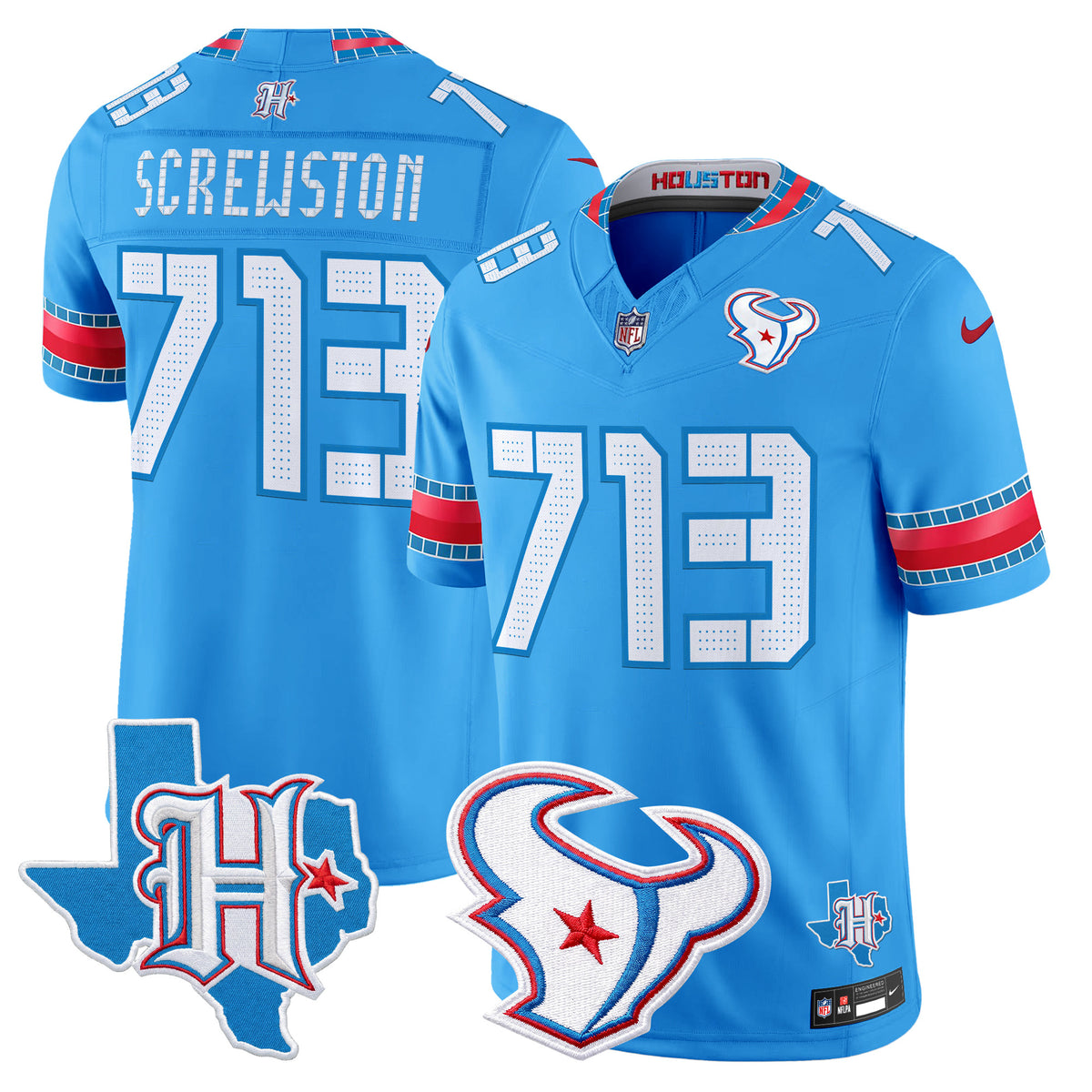 Men's Houston Texans 2026 "Rivalries" Vapor Limited Jersey - Texas Patch - All Stitched