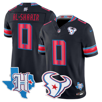 Men's Houston Texans 2026 "Rivalries" Vapor Limited Jersey - Texas Patch - All Stitched