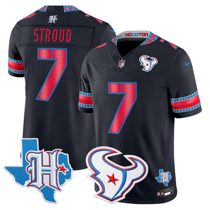 Men's Houston Texans 2026 "Rivalries" Vapor Limited Jersey - Texas Patch - All Stitched