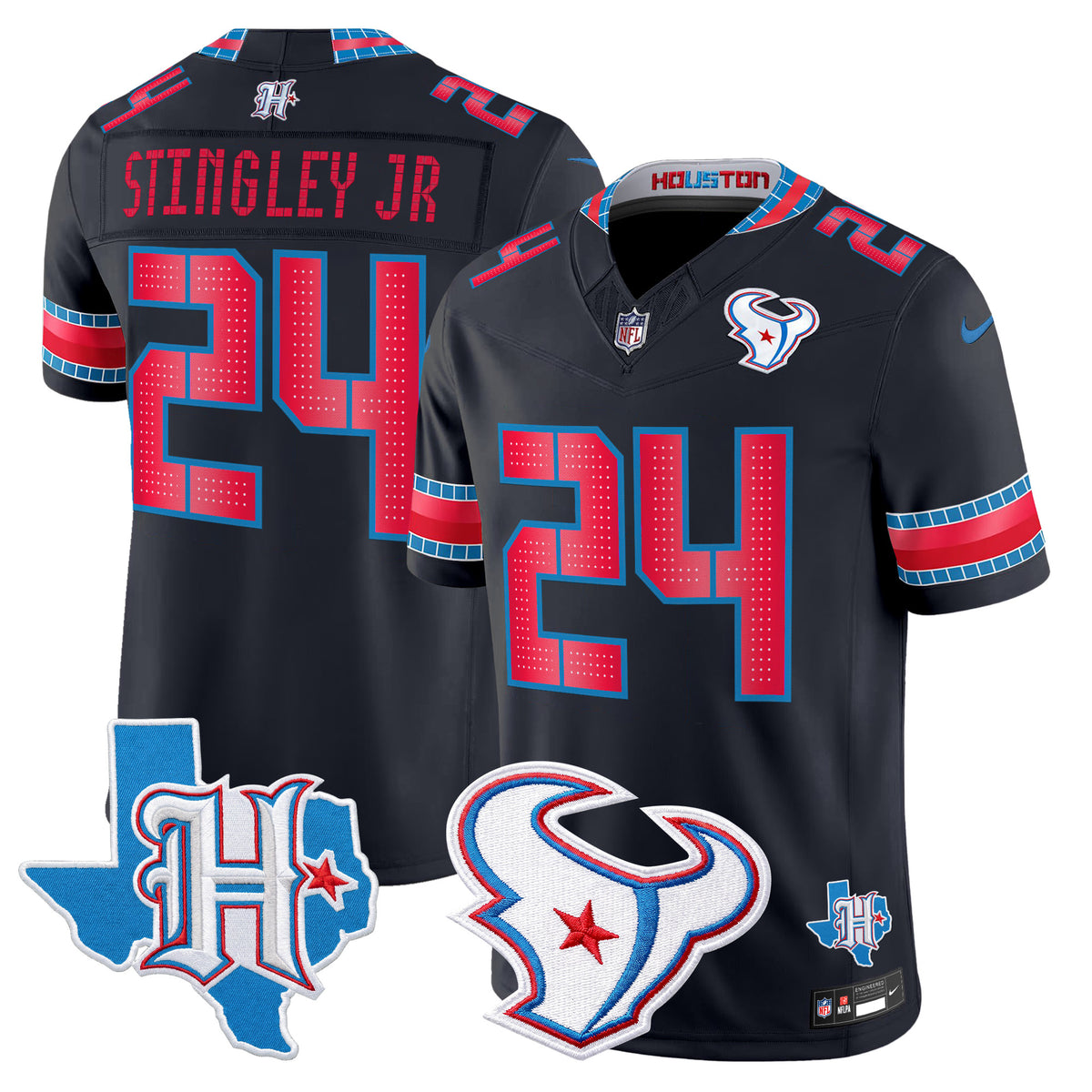 Men's Houston Texans 2026 "Rivalries" Vapor Limited Jersey - Texas Patch - All Stitched