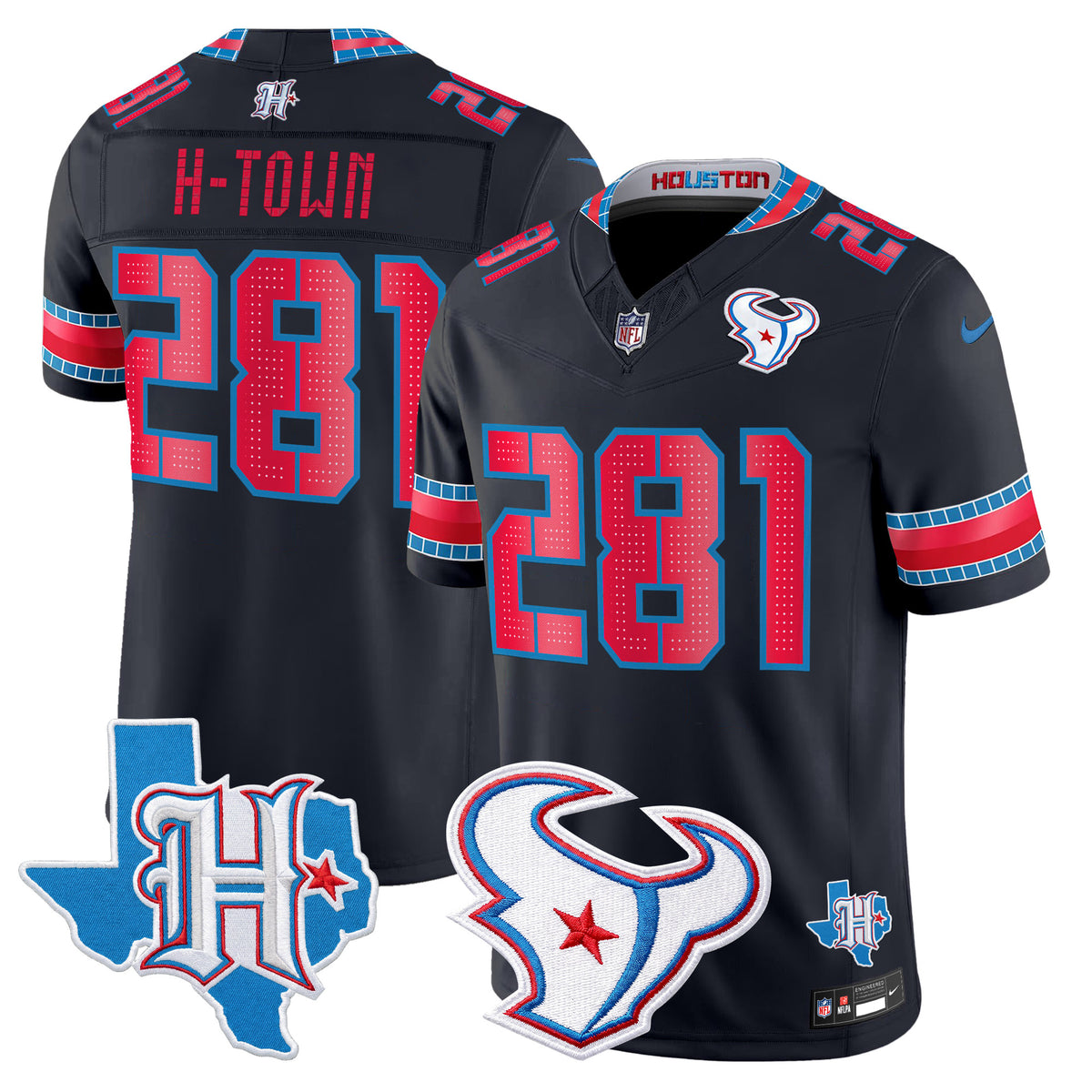 Men's Houston Texans 2026 "Rivalries" Vapor Limited Jersey - Texas Patch - All Stitched