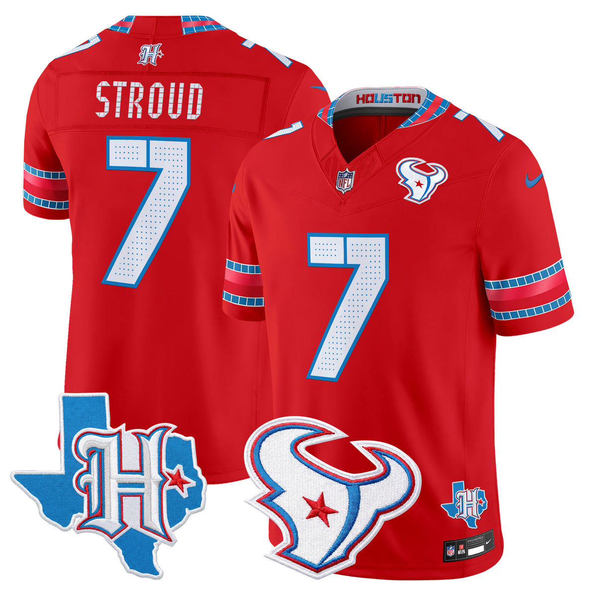 Men's Houston Texans 2026 "Rivalries" Vapor Limited Jersey - Texas Patch - All Stitched