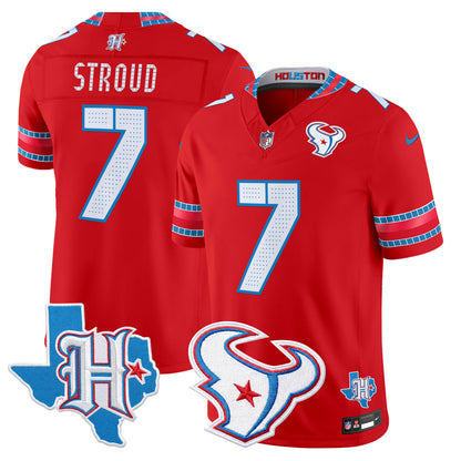 Men's Houston Texans 2026 "Rivalries" Vapor Limited Jersey - Texas Patch - All Stitched