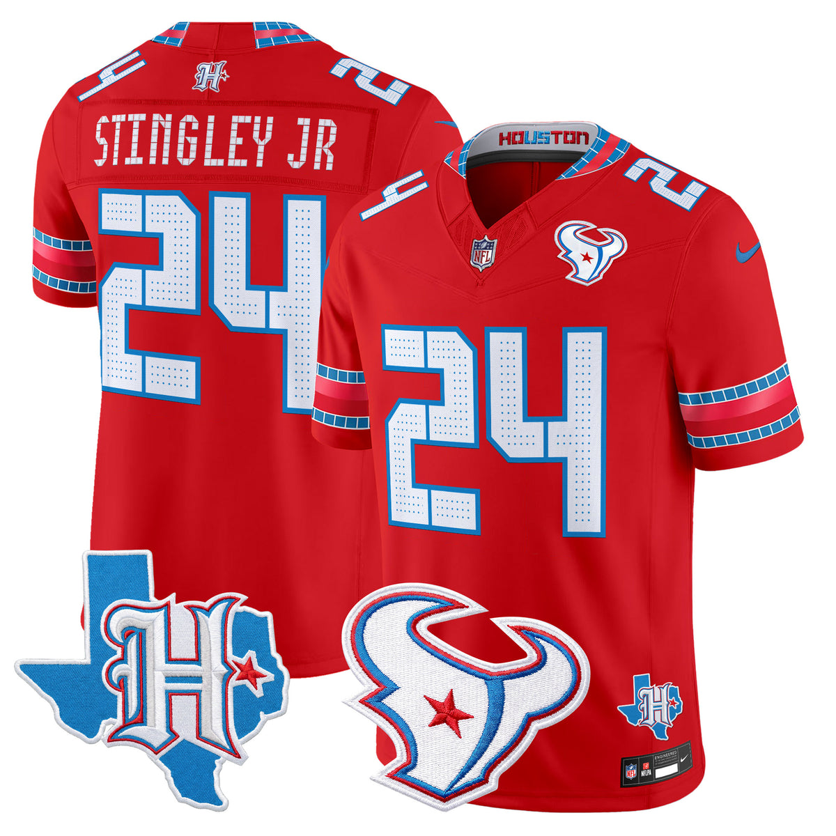 Men's Houston Texans 2026 "Rivalries" Vapor Limited Jersey - Texas Patch - All Stitched