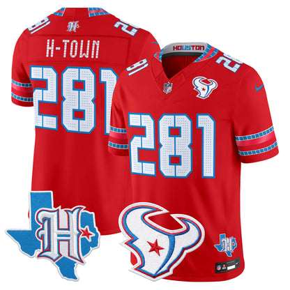 Men's Houston Texans 2026 "Rivalries" Vapor Limited Jersey - Texas Patch - All Stitched