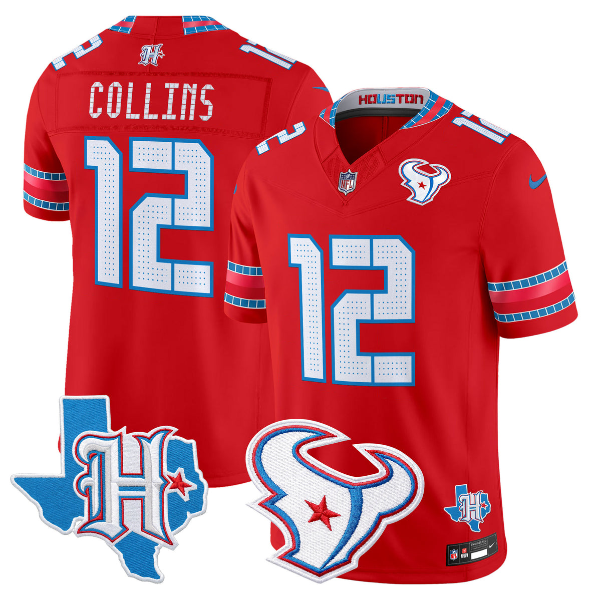 Men's Houston Texans 2026 "Rivalries" Vapor Limited Jersey - Texas Patch - All Stitched