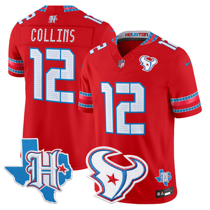 Men's Houston Texans 2026 "Rivalries" Vapor Limited Jersey - Texas Patch - All Stitched