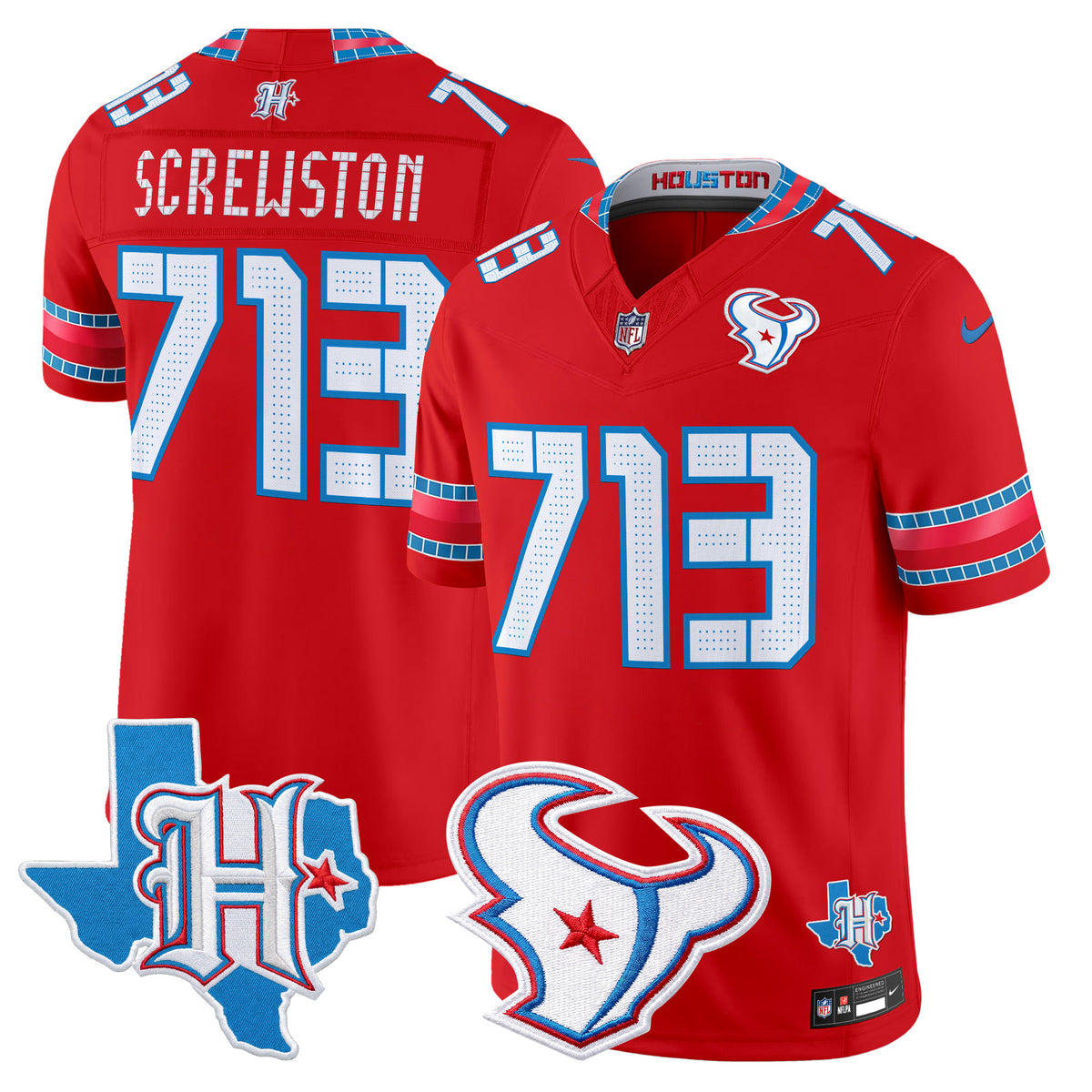 Men's Houston Texans 2026 "Rivalries" Vapor Limited Jersey - Texas Patch - All Stitched