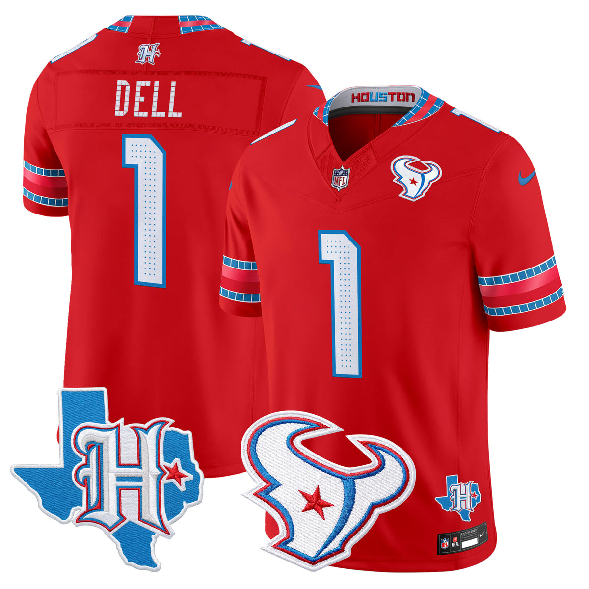 Men's Houston Texans 2026 "Rivalries" Vapor Limited Jersey - Texas Patch - All Stitched