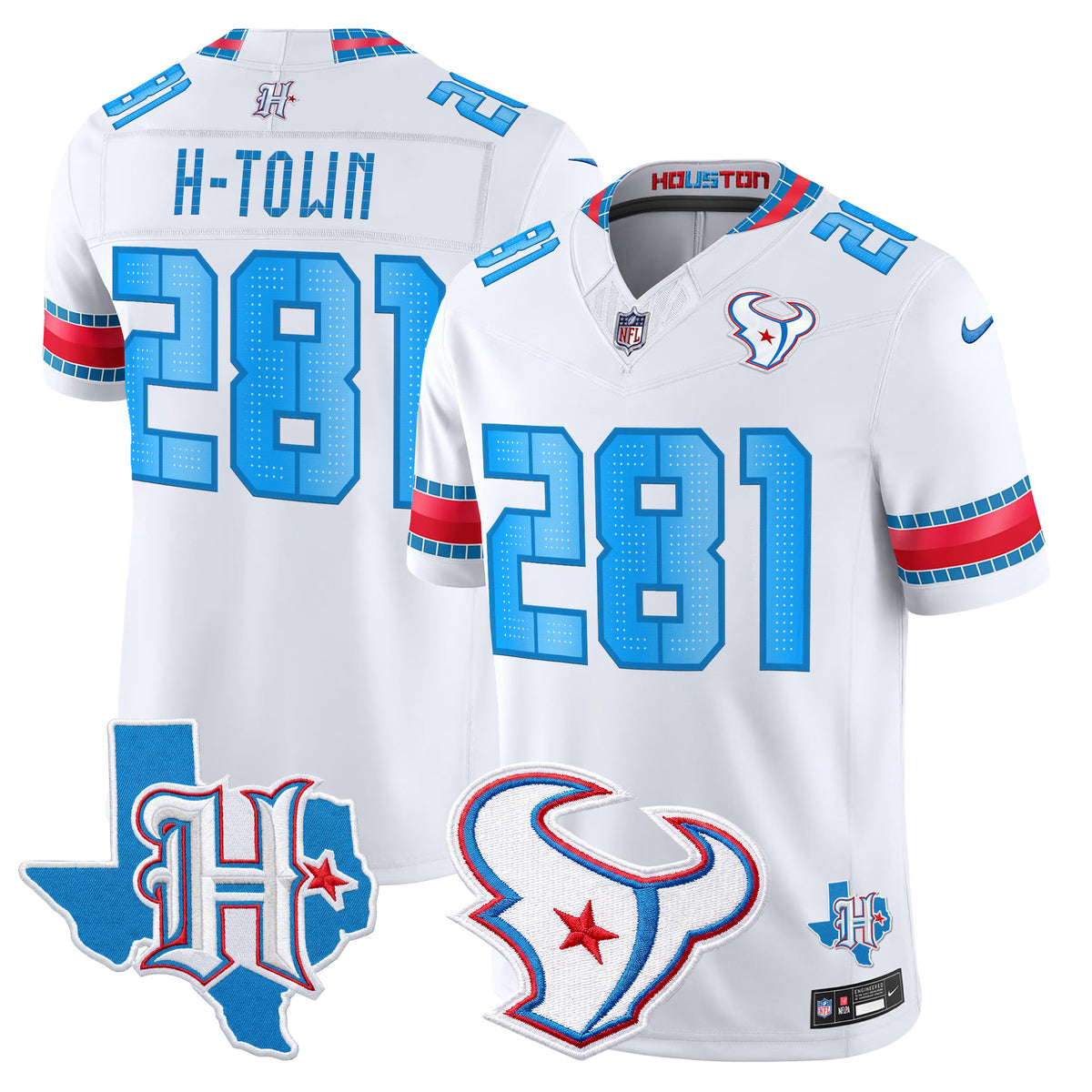 Men's Houston Texans 2026 "Rivalries" Vapor Limited Jersey - Texas Patch - All Stitched