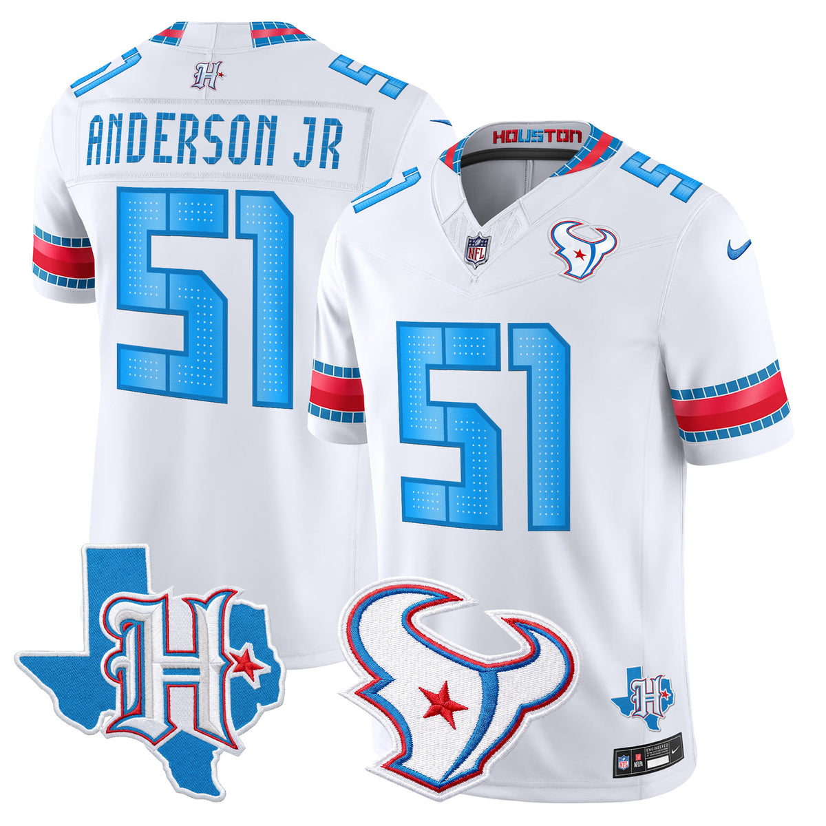 Men's Houston Texans 2026 "Rivalries" Vapor Limited Jersey - Texas Patch - All Stitched